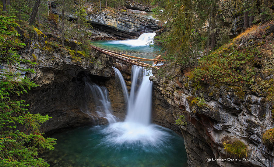 Another beautiful waterfall in Johnston Canyon