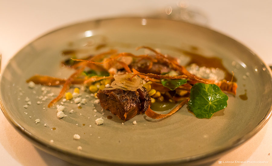 The lamb dish was so delicious. Spicers Hidden Vale.