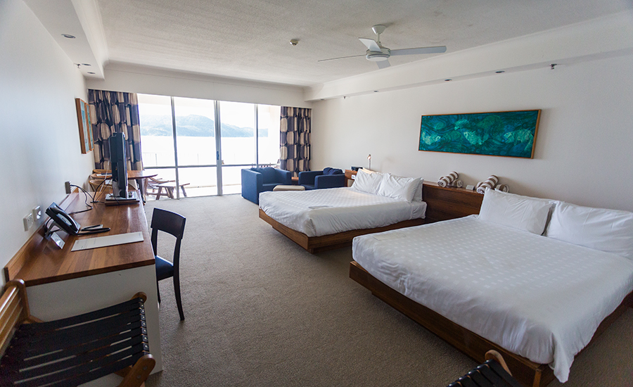 Our room at The Reef View Hotel, Hamilton Island