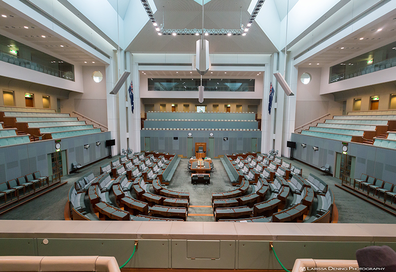 House of Representatives Chambers, Parliament House, Canberra