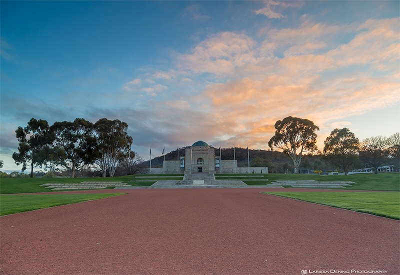 The Australian War Memorial from ANZAC parade, Canberra