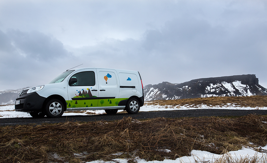 Our cute little camper van, Iceland