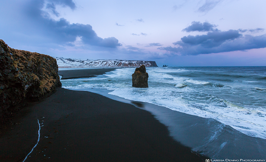 The beautiful coastline of Dyrholaey, Iceland