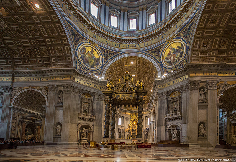 Papal Alter, St Peters Basilica, Rome, Italy