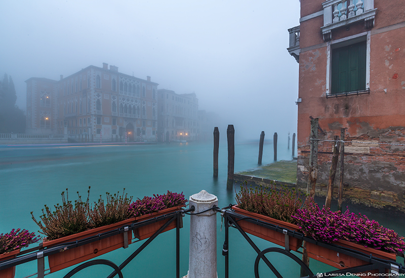 Even covered in fog Venice is still beautiful