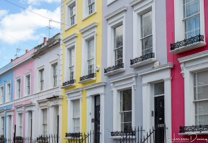 Another colourful street, Notting Hill, London