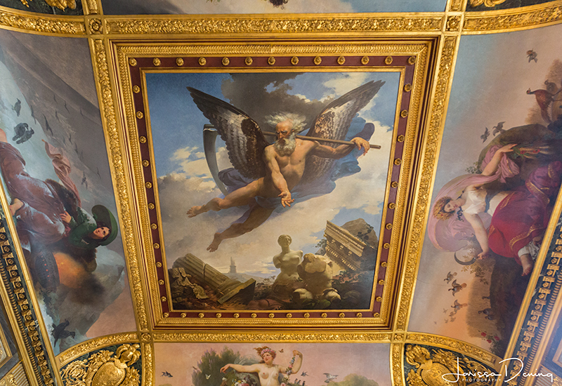 More stunning painting adorning the roof of The Louvre, Paris
