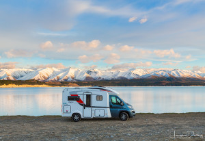 Where I camped at Lake Pukaki, New Zealand