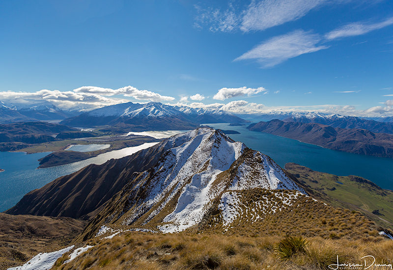 Stunning views from Roys Peak, New Zealand