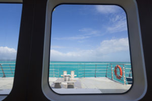 My view from the front of the Sealink Ferry, Kangaroo Island