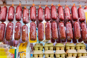 Italian meats, Adelaide Central Market