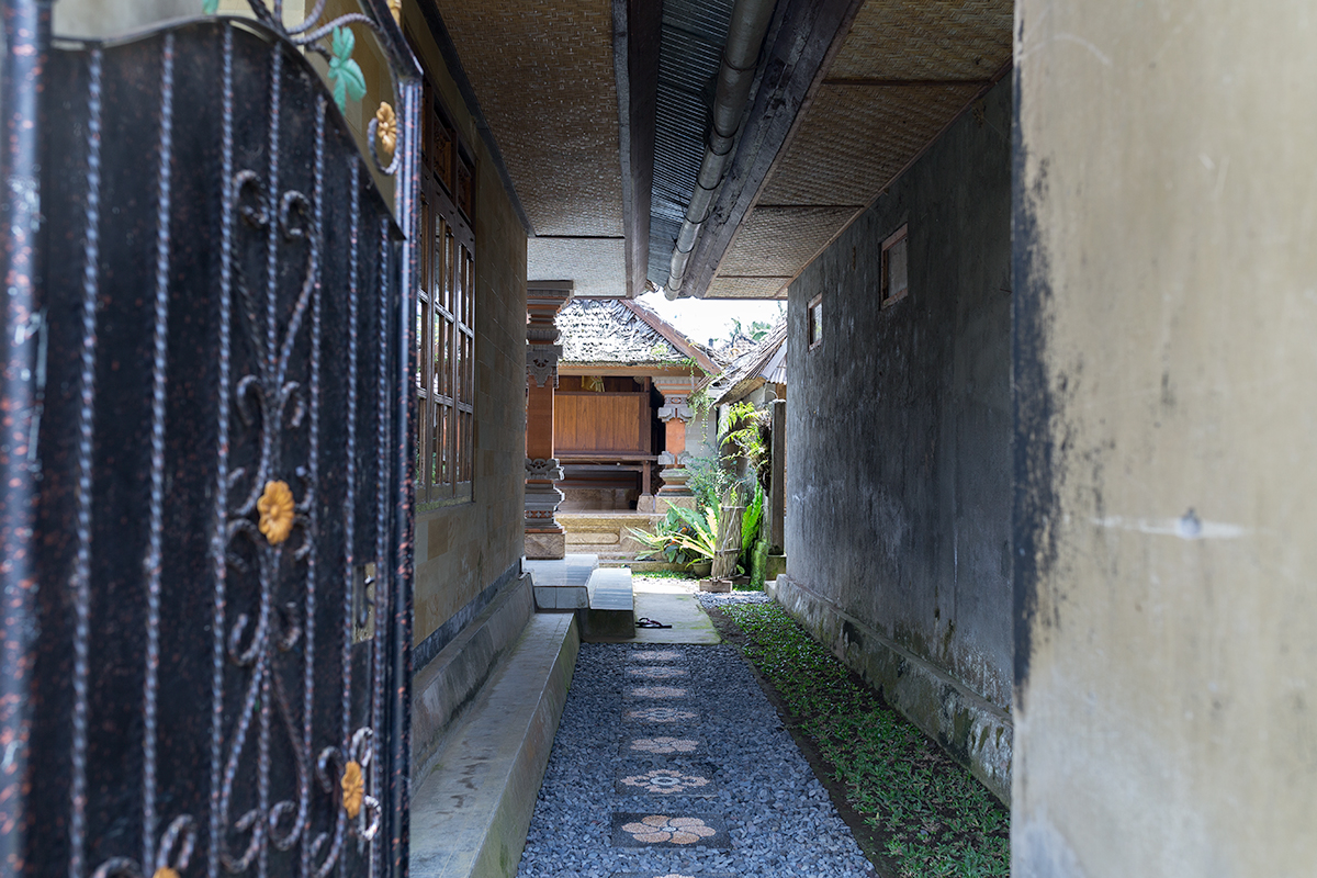 Entrance way to owners houses, Penglipuran Village, Bali