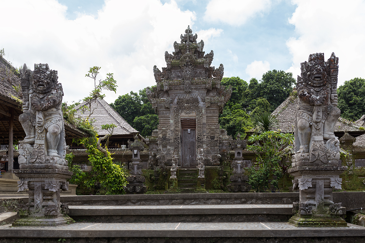 The ornate temple at Penglipuran Village, Bali