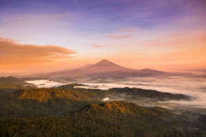 Mount Merbabu volcano, Yogyakarta, Indonesia