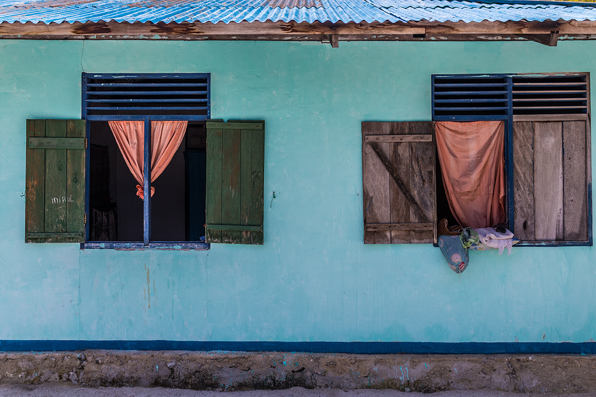 Loving the brightly coloured houses at Arborek Village, Raja Ampat, Indonesia