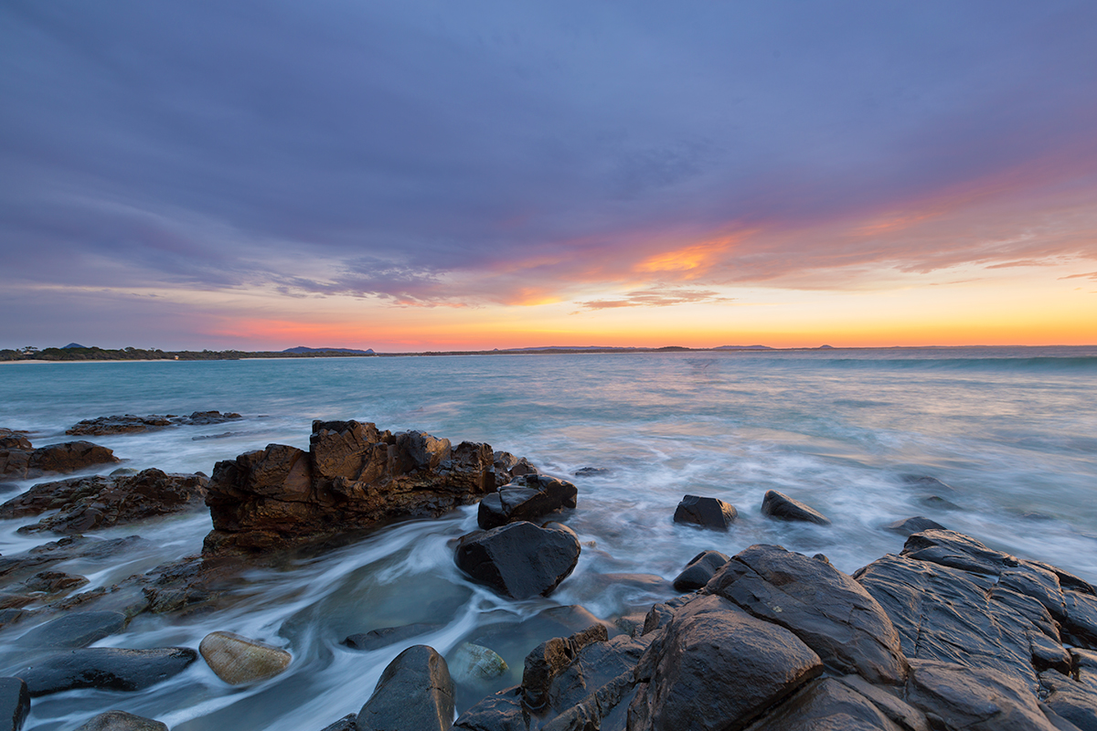 Little Cove, Noosa. F8 @ 2 seconds. ISO 50. 16mm