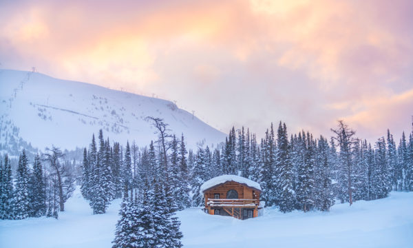 Sunset at Sunshine Mountain Lodge, Banff