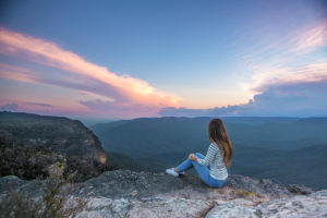 Sunset at Lincoln Rock, Blue Mountains