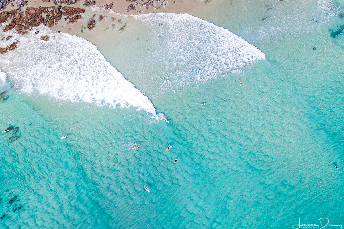 Wategoes Beach, Byron Bay from the air