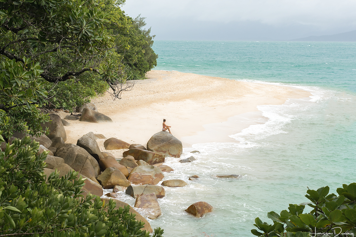 Enjoying paradise, Nudey Beach, Tropical North Queensland