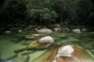 The crystal clear waters of Mossman Gorge, Tropical North Queensland