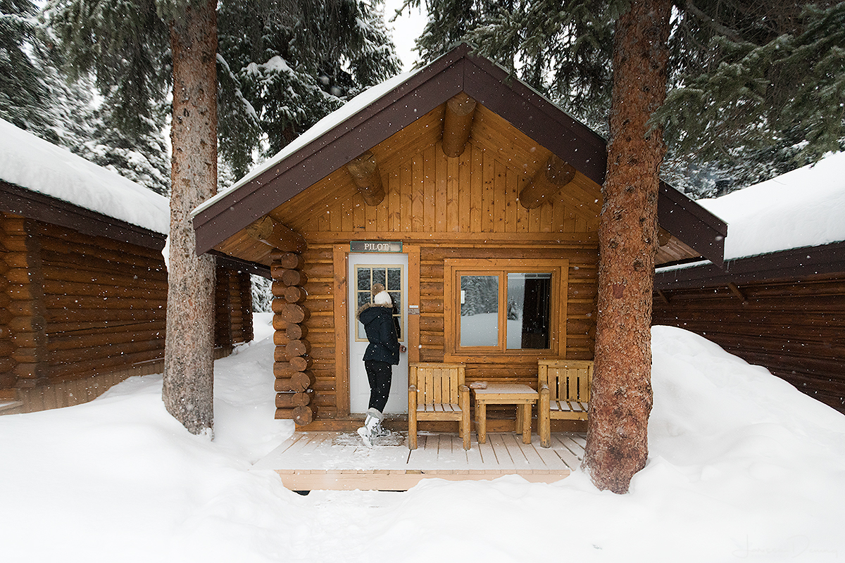 Our cabin at Shadow Lake Lodge, Banff