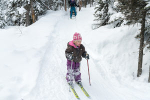 This little cutie is destined to be an Olympic Skier, Shadow Lake Lodge