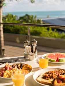 Breakfast with a view, Peppers Airlie Beach