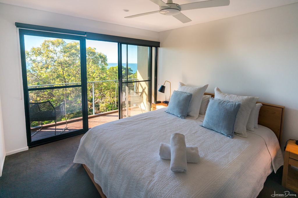 Main bedroom at The Point, Coolum. 9 Best experiences on the Sunshine Coast