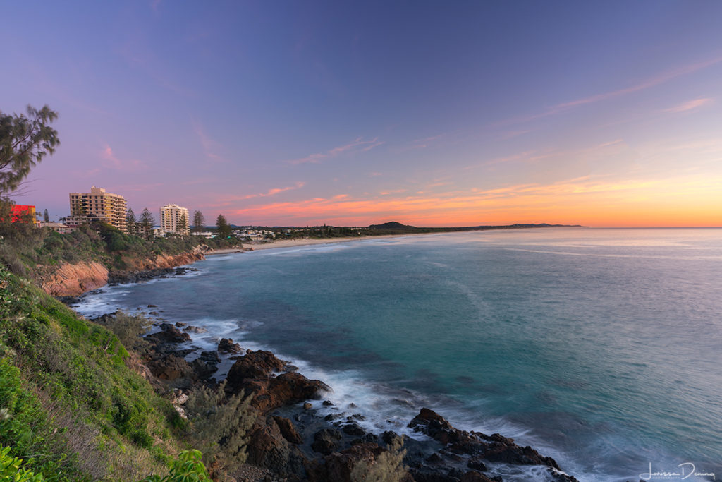 Sunrise views looking towards Noosa from Point Perry Lookout. 9 Best experiences on the Sunshine Coast